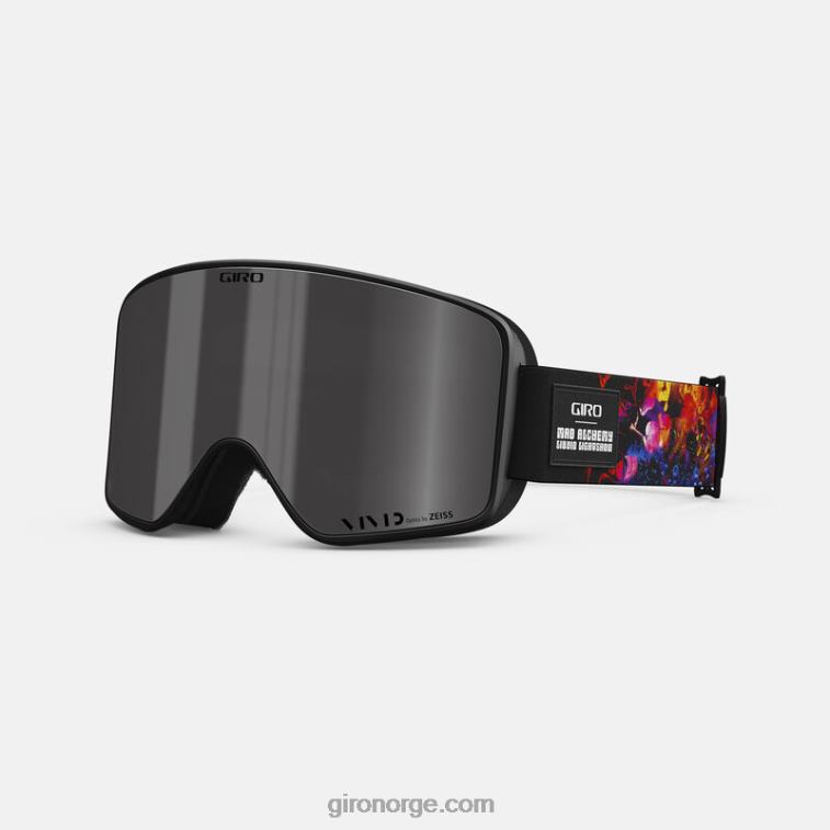 Giro menn metodebrille R26ZP338 sort/oransje flytende lys