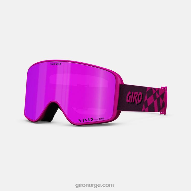 Giro menn metodebrille R26ZP345 rosa dekke opp