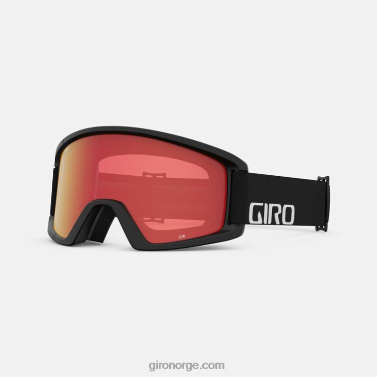 Giro menn semi briller R26ZP453 svart ordmerke