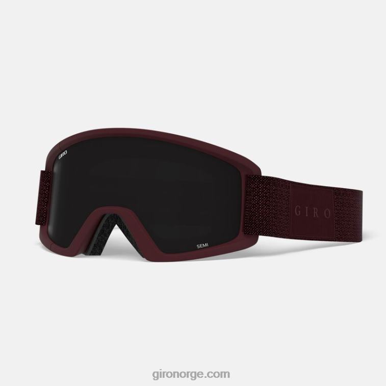 Giro menn semi briller R26ZP458 okserød mono