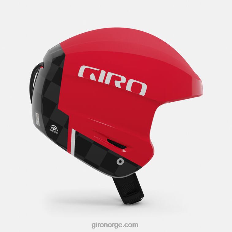 Giro menn avance sfærisk hjelm R26ZP978 matt rød/karbon
