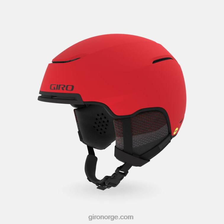 Giro menn jackson mips hjelm R26ZP396 matt knallrød/svart