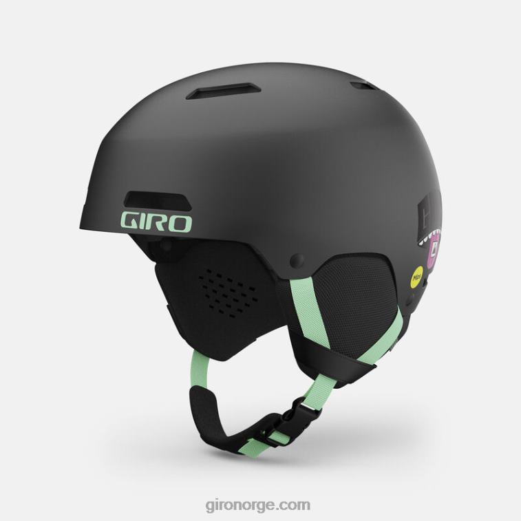 Giro menn ledge mips hjelm R26ZP358 matt svart delt fontenefjell