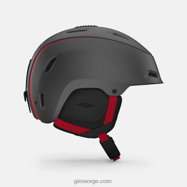 Giro menn range mips hjelm R26ZP419 matt grafitt/rød