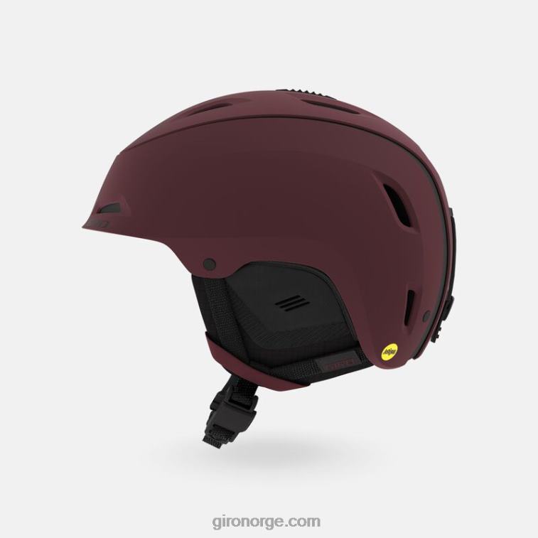Giro menn range mips hjelm R26ZP422 matt okserød