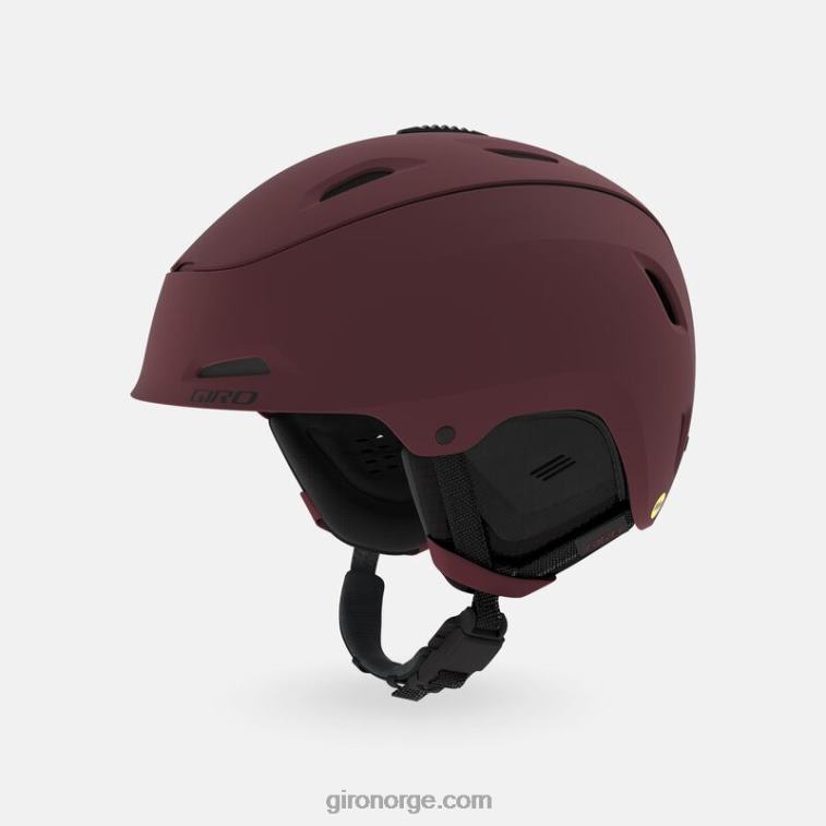 Giro menn range mips hjelm R26ZP422 matt okserød