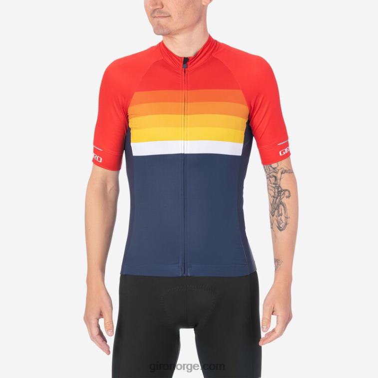 Giro menn chrono eksperttrøye R26ZP710 knallrød horisont
