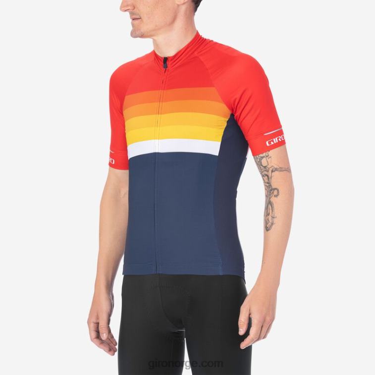 Giro menn chrono eksperttrøye R26ZP710 knallrød horisont