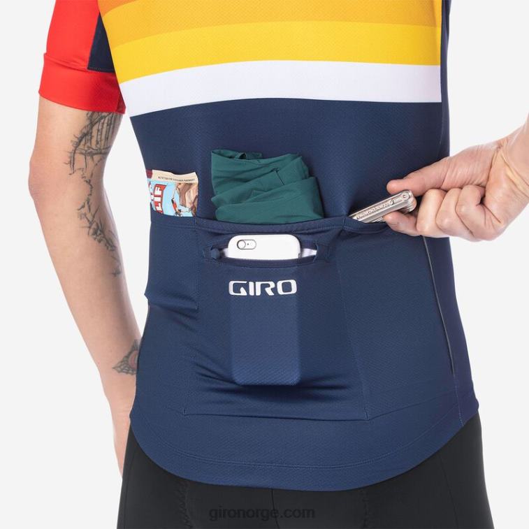 Giro menn chrono eksperttrøye R26ZP710 knallrød horisont