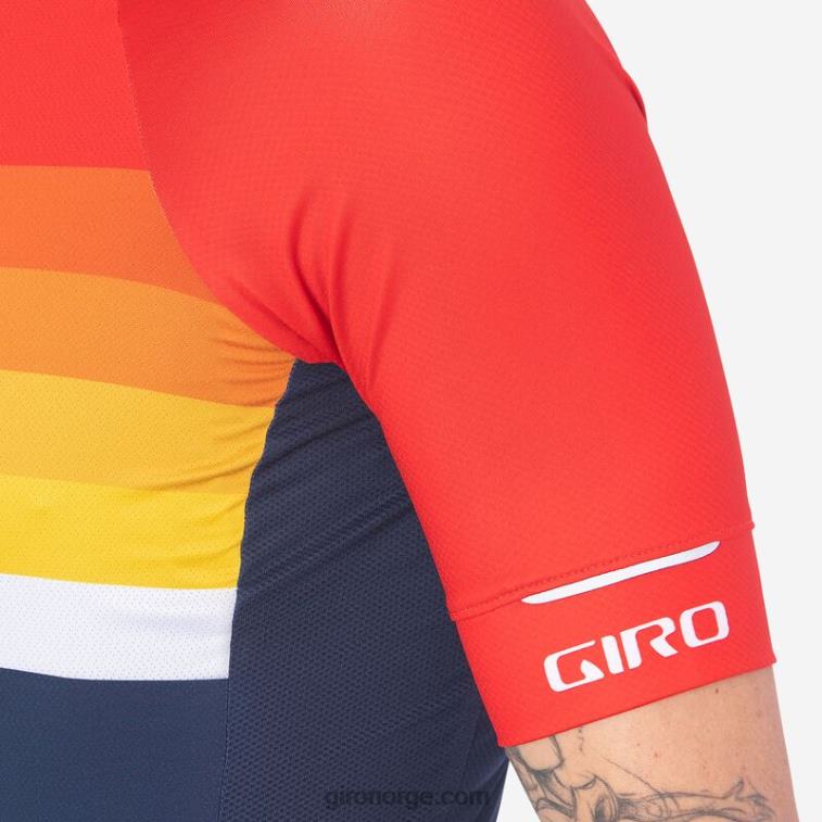 Giro menn chrono eksperttrøye R26ZP710 knallrød horisont