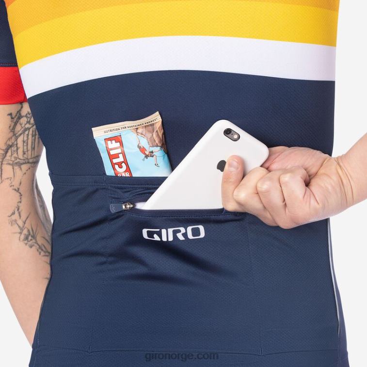 Giro menn chrono eksperttrøye R26ZP710 knallrød horisont