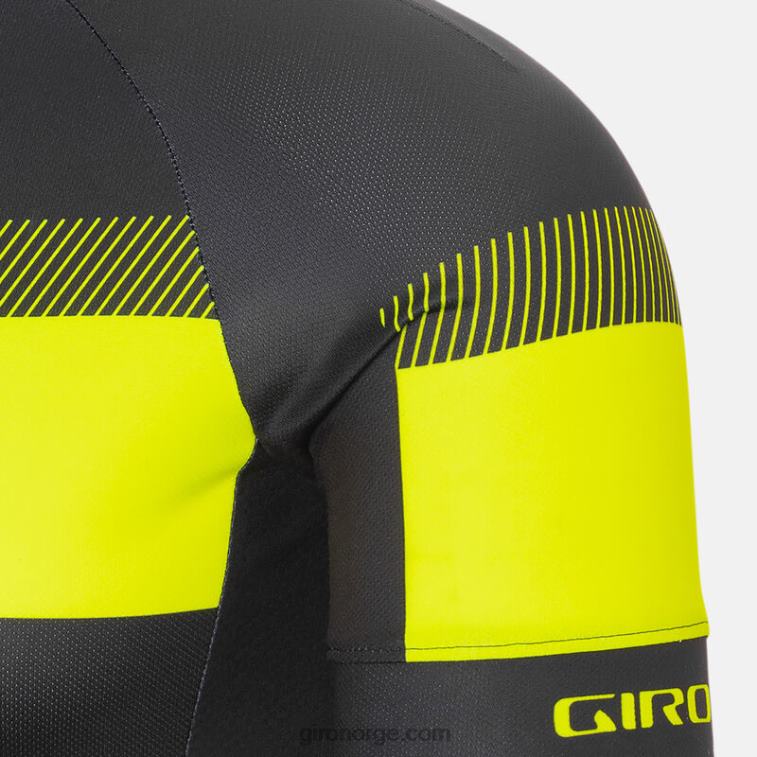 Giro menn chrono sportstrøye R26ZP723 svart/høylys gul sprint