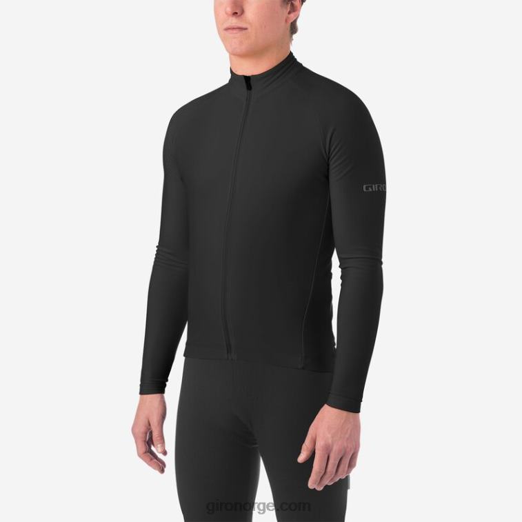 Giro menn chrono termisk ls jersey R26ZP144 svart