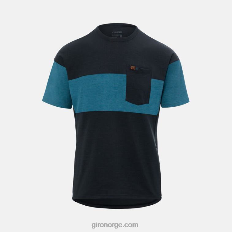 Giro menn kjøre jersey R26ZP255 svart/havneblå