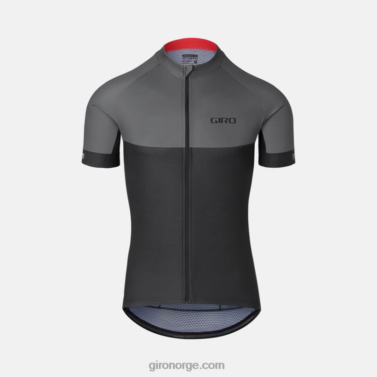 Giro menn krono jersey R26ZP5 svart/grå
