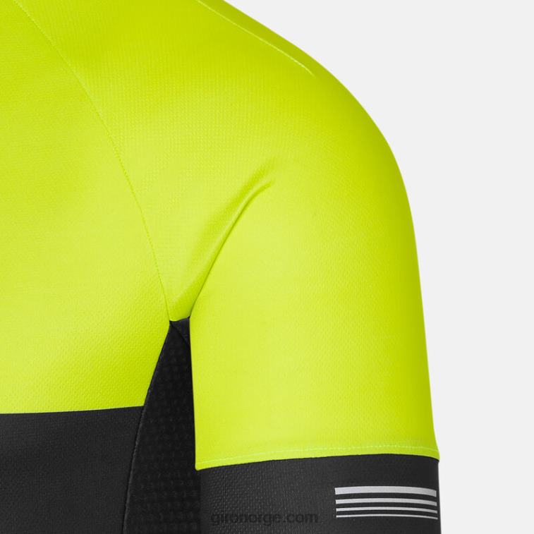 Giro menn krono jersey R26ZP93 sitron/svart