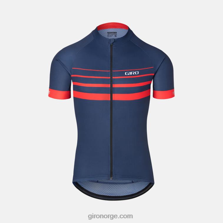Giro menn krono jersey R26ZP94 midnattsblå stripe
