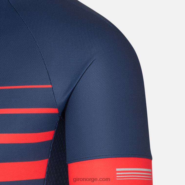 Giro menn krono jersey R26ZP94 midnattsblå stripe