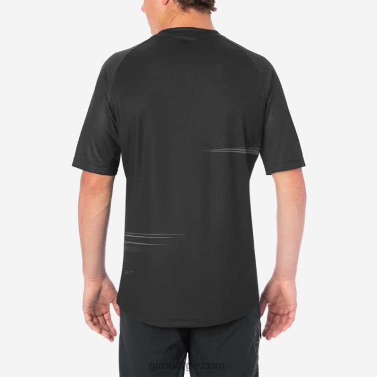 Giro menn roust jersey R26ZP674 svart/kull hypnotisk