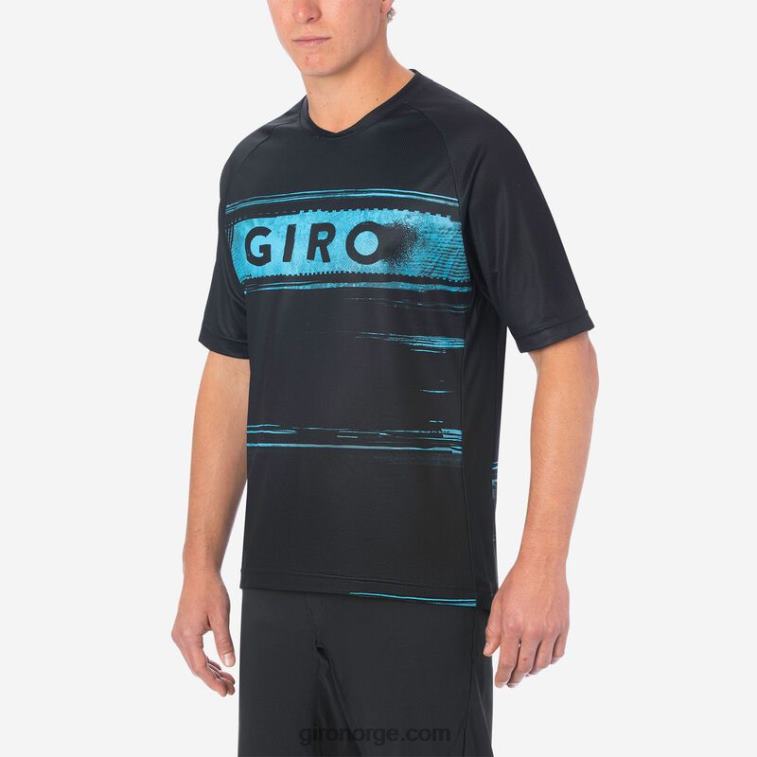 Giro menn roust jersey R26ZP675 svart/isfjell hypnotisk