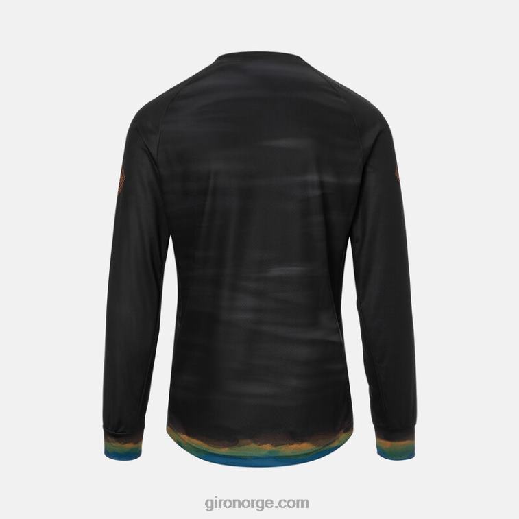 Giro menn roust ls jersey R26ZP732 svart varm lap