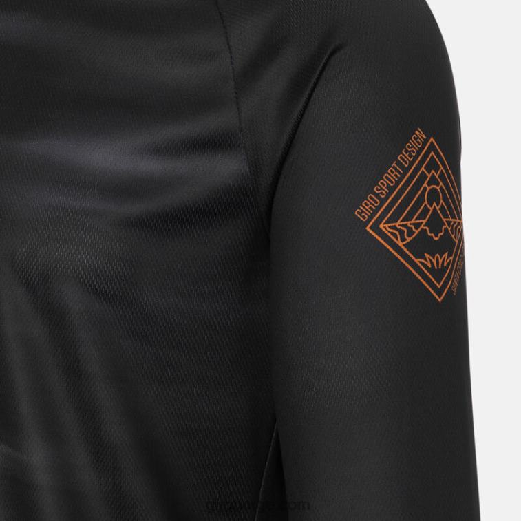 Giro menn roust ls jersey R26ZP732 svart varm lap