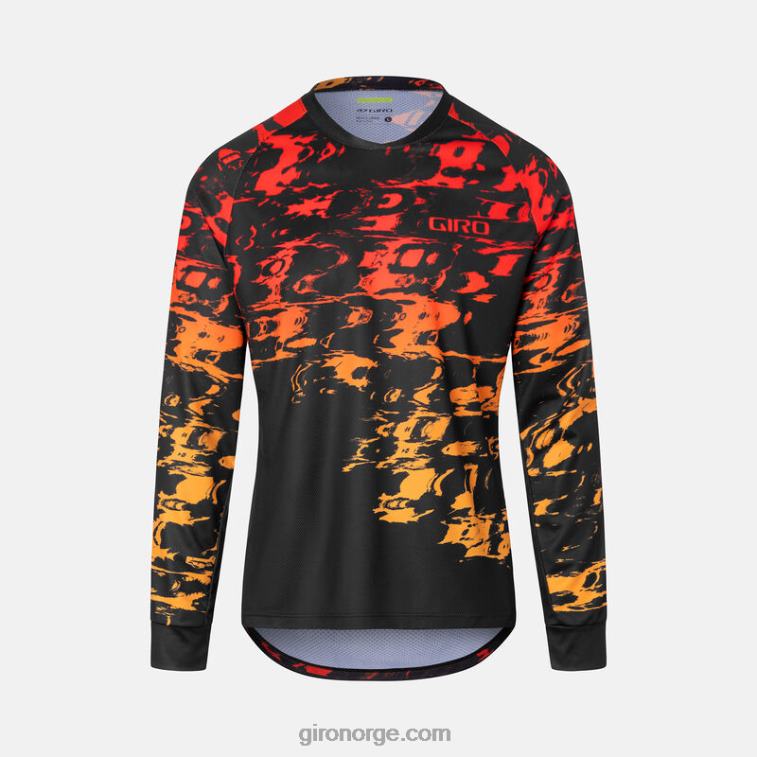 Giro menn roust ls jersey R26ZP733 svart hyperglitsj