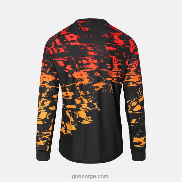 Giro menn roust ls jersey R26ZP733 svart hyperglitsj