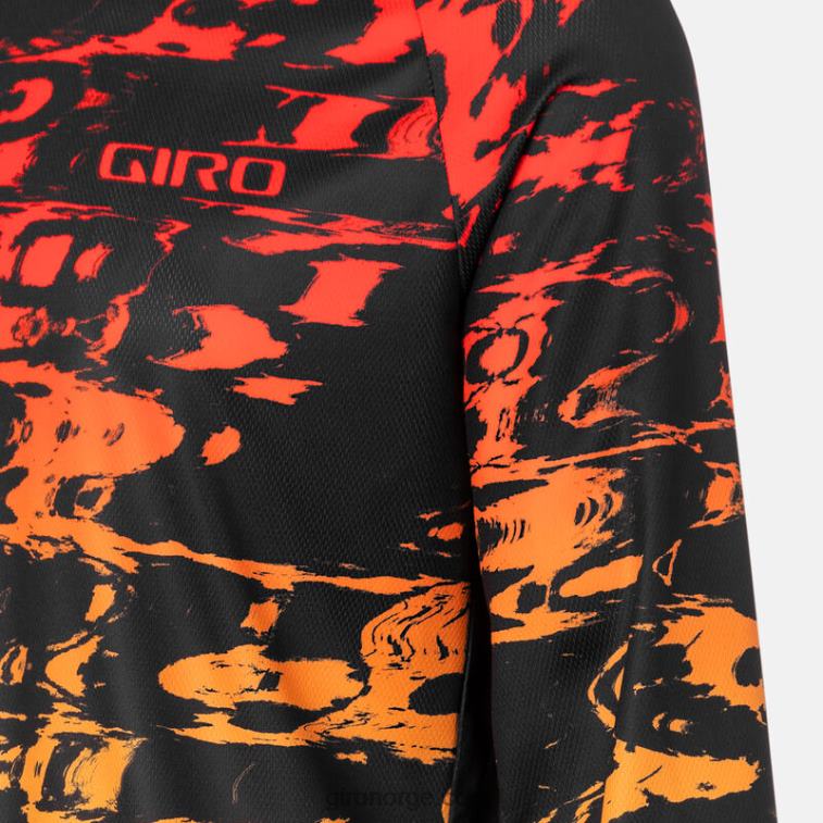 Giro menn roust ls jersey R26ZP733 svart hyperglitsj