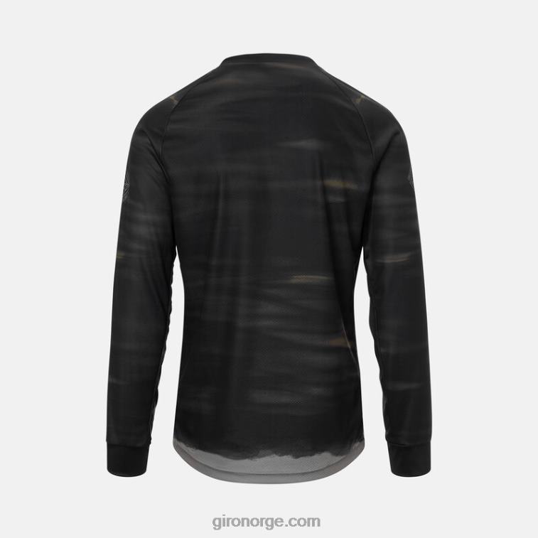 Giro menn roust ls jersey R26ZP738 sti grønn varm runde