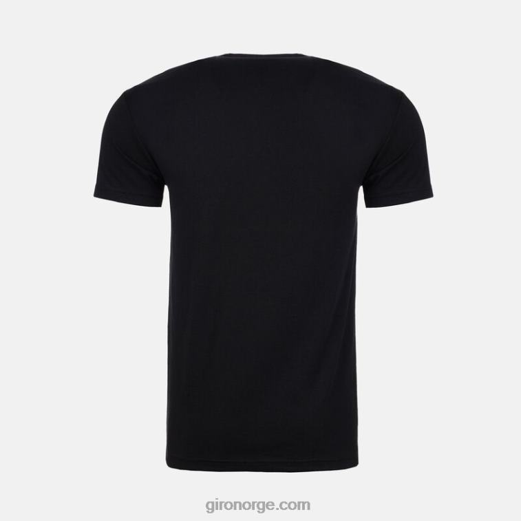 Giro menn tech tee - kortermet R26ZP1041 logo - svart/mørkegrå