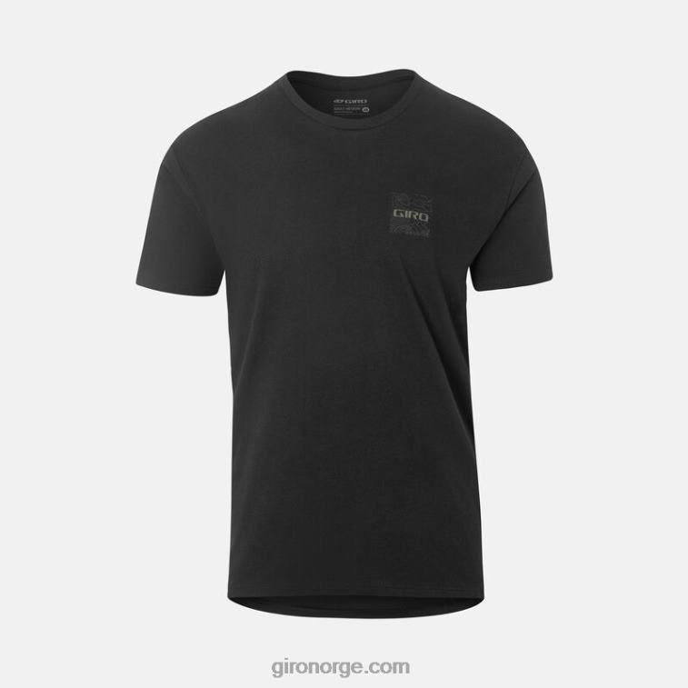 Giro menn tee R26ZP242 svart eventyrnett