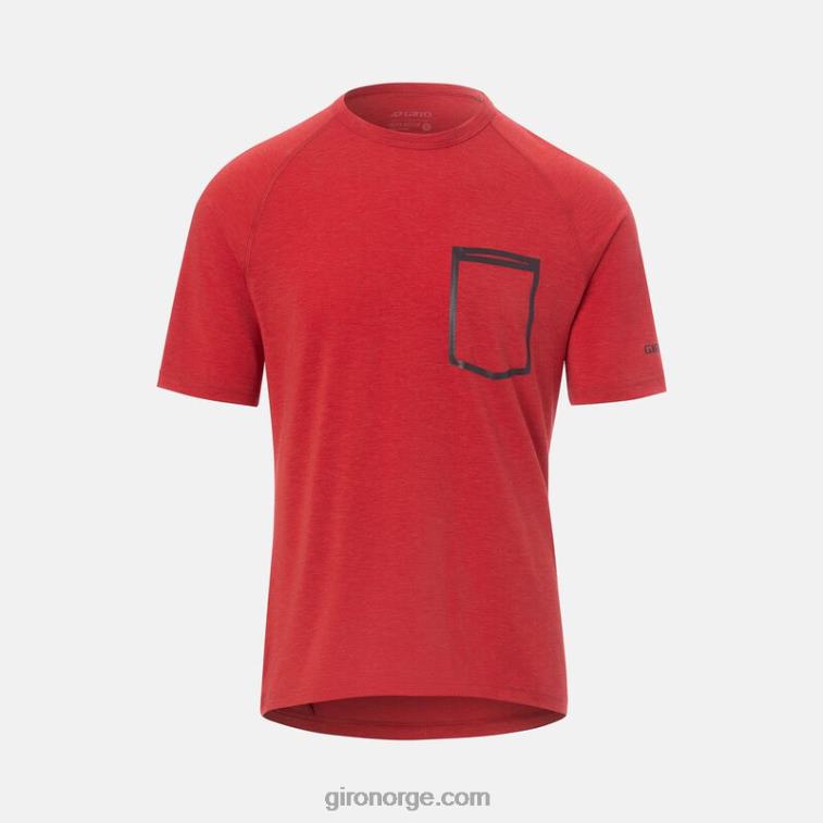 Giro menn venture jersey R26ZP727 ginja rød