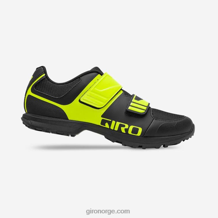 Giro menn berm sko R26ZP180 sort/sitrongrønt deksel