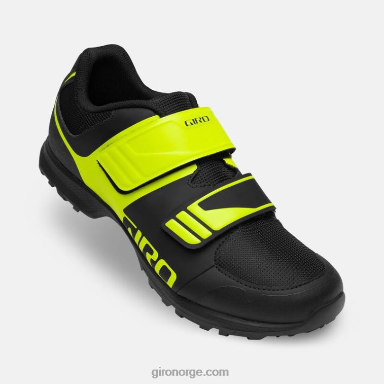Giro menn berm sko R26ZP180 sort/sitrongrønt deksel