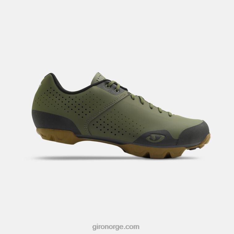 Giro menn privateer blondesko R26ZP499 oliven/gummi