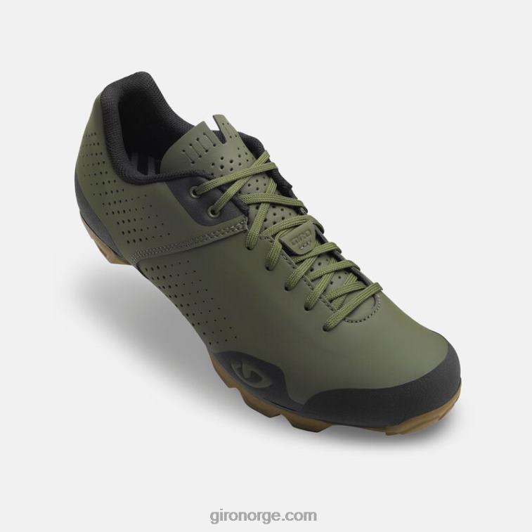 Giro menn privateer blondesko R26ZP499 oliven/gummi