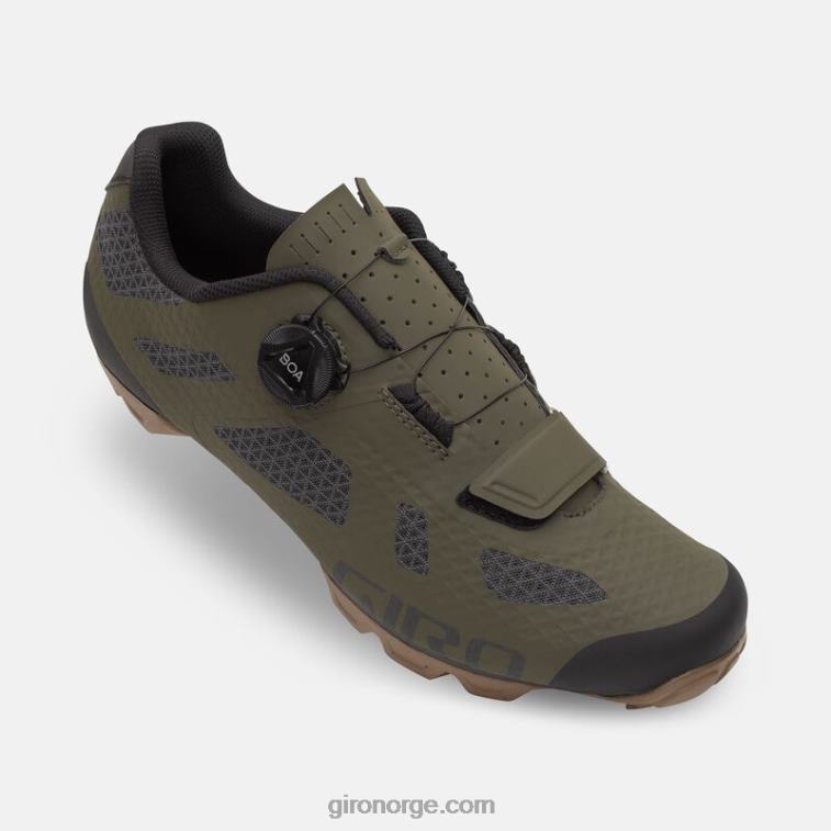 Giro menn rincon sko R26ZP515 oliven/gummi-23