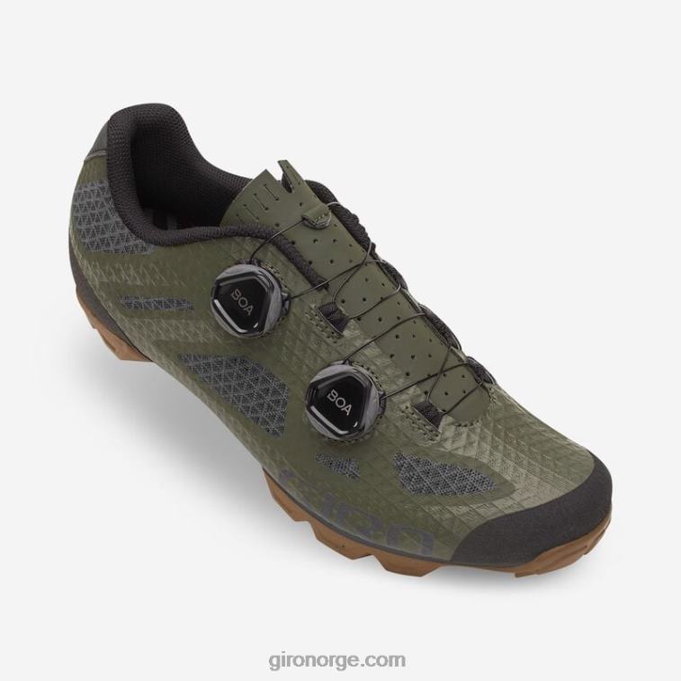 Giro menn sektor sko R26ZP542 oliven/gummi