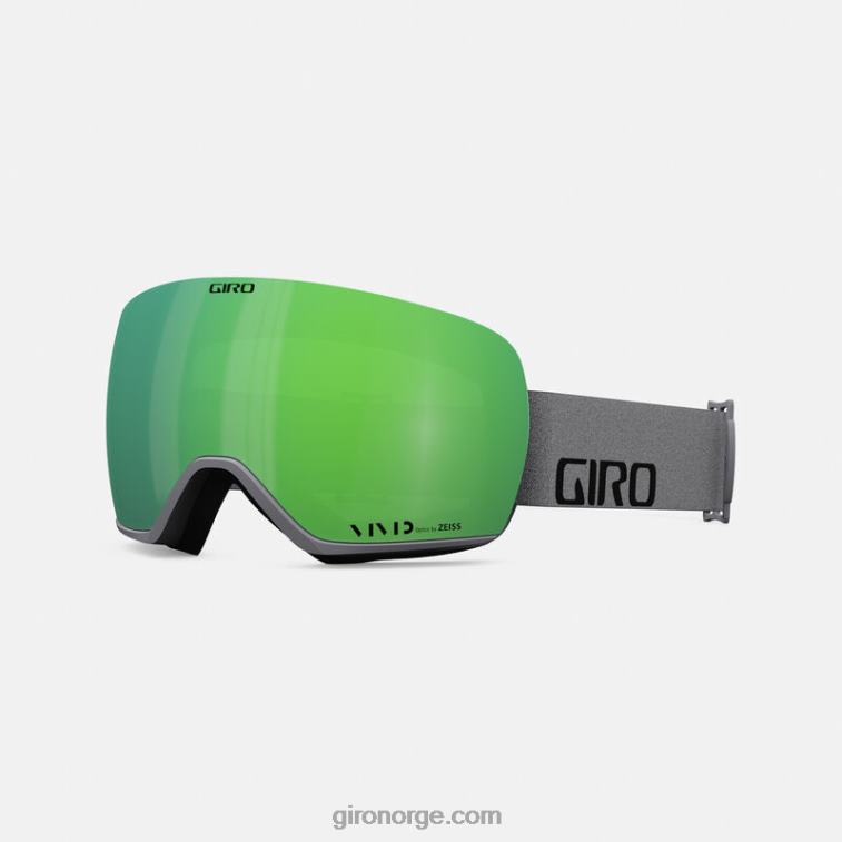 Giro unisex artikkel asiatisk passform briller R26ZP934 grått ordmerke