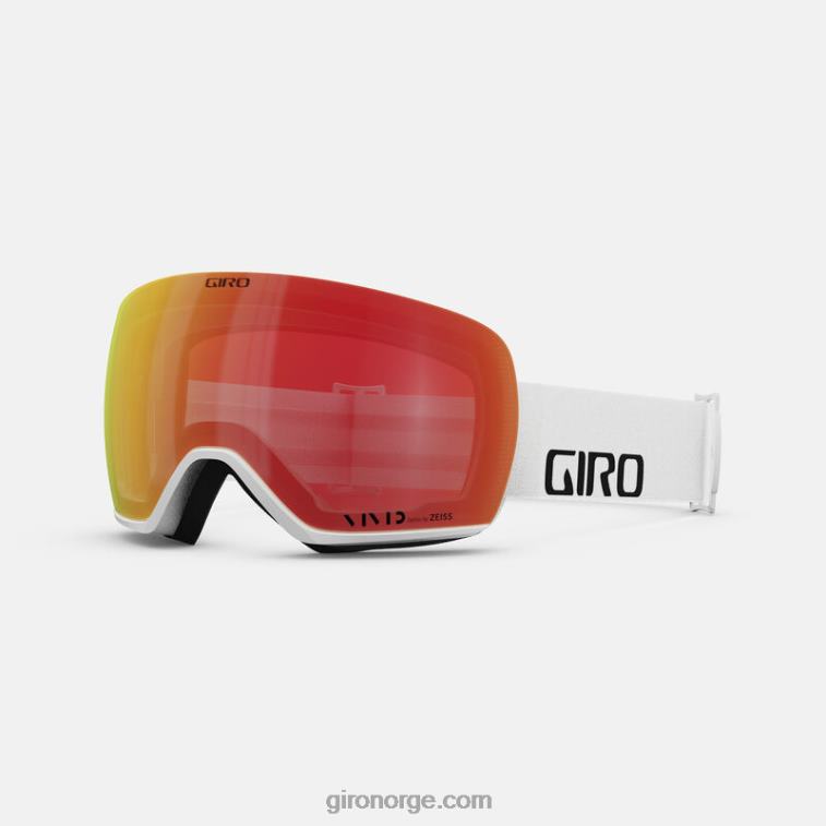 Giro unisex artikkel asiatisk passform briller R26ZP936 hvitt ordmerke