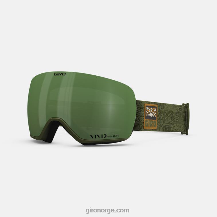 Giro unisex artikkelbrille R26ZP601 sti grønt eventyrnett