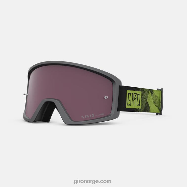 Giro unisex blok mtb-brille med levende linse R26ZP224 svart/no lime
