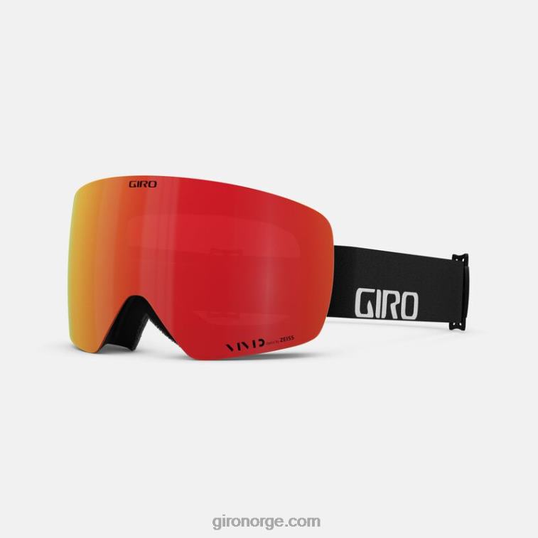 Giro unisex contour asiatisk passform briller R26ZP192 svart ordmerke