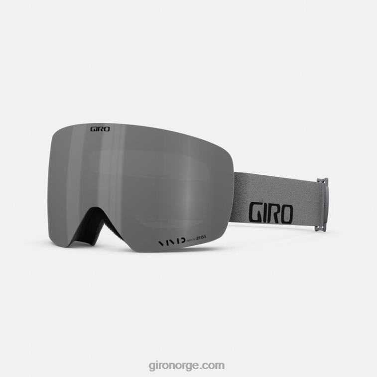 Giro unisex contour asiatisk passform briller R26ZP919 grått ordmerke