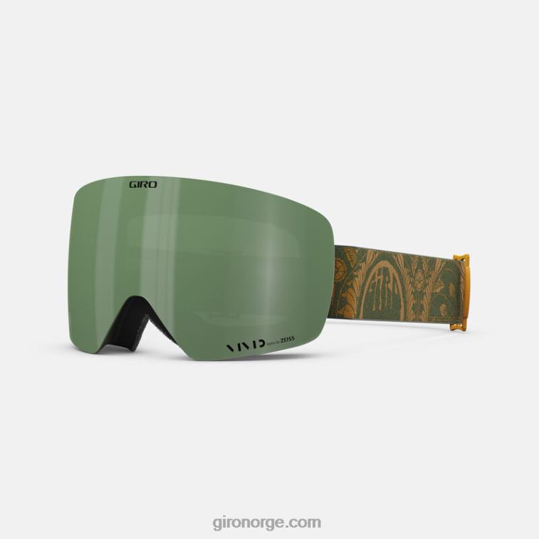 Giro unisex contour asiatisk passform briller R26ZP920 sti grønn filmore sol
