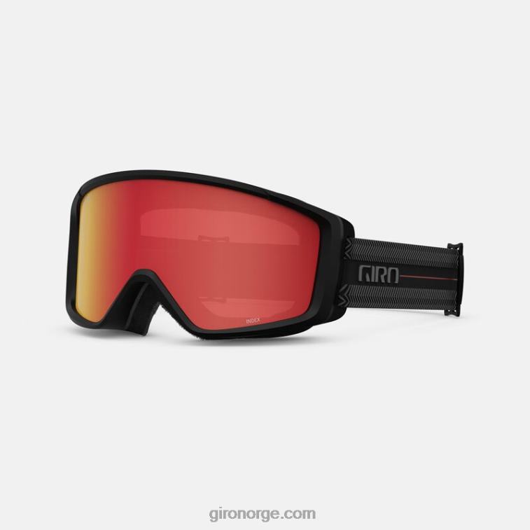 Giro unisex index 2.0 asiatisk passform briller R26ZP195 svart ordmerke
