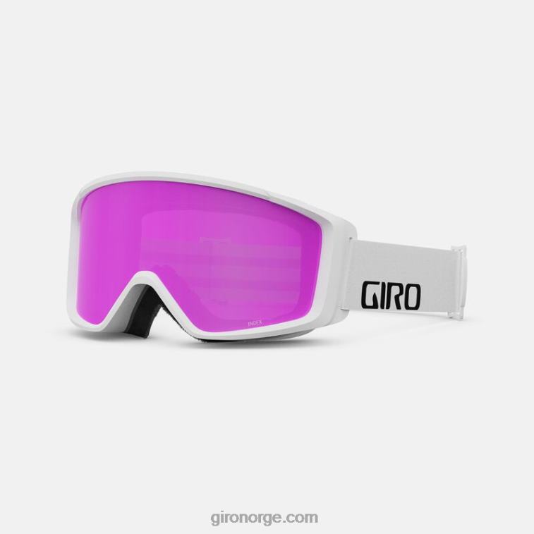 Giro unisex index 2.0 asiatisk passform briller R26ZP932 hvitt ordmerke
