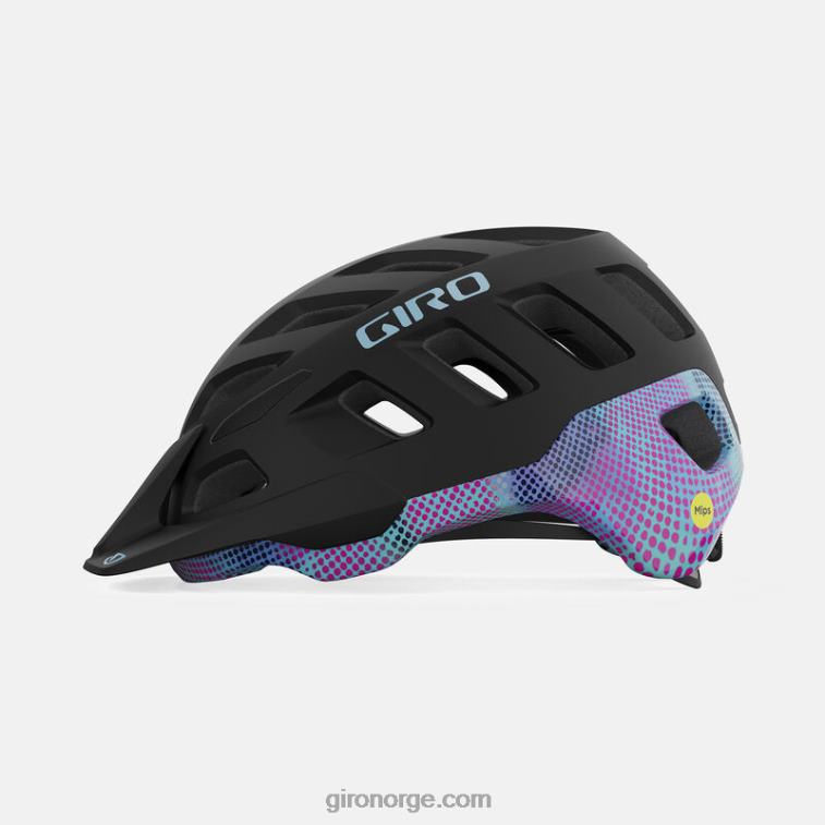 Giro kvinner radix mips hjelm R26ZP1226 matt svart kromatikk
