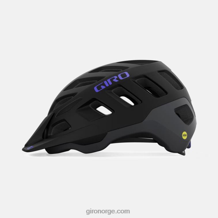 Giro kvinner radix mips hjelm R26ZP1227 matt svart/elektrisk lilla